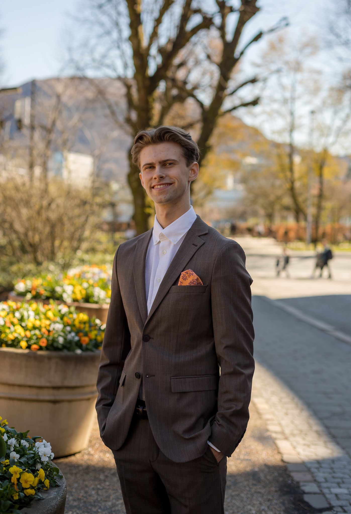 Elon Dressjakke Blazer - Brun/ Camel